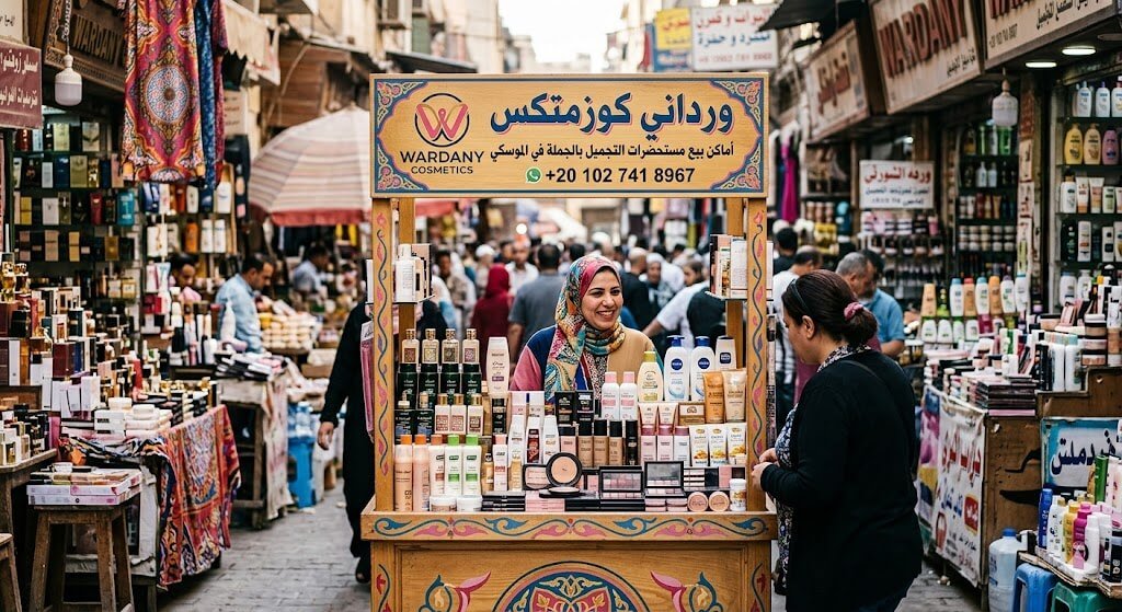 أماكن بيع مستحضرات التجميل بالجملة في الموسكي